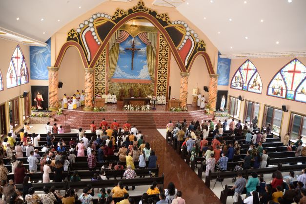 Peresmian Gedung Gereja Baru Lensa Pastoral Komsos Kms