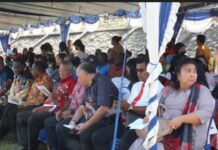 Rangkaian Doa Pada Peletakan Batu Pertama Gereja Katolik Santo Yohanes Pembaptis Klasaman Kota Sorong Rangkaian Doa Pada Peletakan Batu Pertama