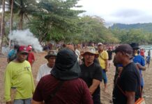 Kerja Bakti Massal Umat Katolik TPW Fakfak dalam Rangka Menyukseskan Peringatan 129 Tahun Misi Katolik Masuk Tanah Papua Berlangsung Senin, 01/05/2023 di Pulau Bone Kabupaten Fakfak. Kerja Bakti Massal Umat Katolik TPW Fakfak