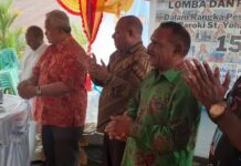 Mgr. Hilarion Datus Lega: 15 Tahun Paroki Santo Yohanes Pembaptis ‘Parate Viam Domini’ ‘Parate Viam Domini’