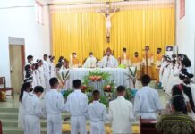 38 Anak Paroki Arnoldus Janssen Terima Komuni Pertama, Pesan Pastor Begini 38 Anak Paroki Arnoldus Janssen