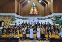 Spirit Santo Agustinus Menggelora Dalam Perayaan HUT SMA YPPK KMS Santo Agustinus Ke-44 Spirit Santo Agustinus Menggelora