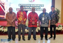 Wakili Pj Wali Kota Sorong, Asisten I Hadiri Pembukaan Konvenda VII PKK BPPG Merauke