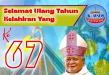 Perayaan Hari Ulang Tahun ke-67 Mgr. Hilarion Datus Lega Ditandai Dengan Peluncuran 7 Buku (Mari Kita Membuka dan Membacanya)