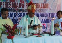 Peresmian dan Pemberkatan SD YPPK-KMS Santo Bonaventura Oleh Yang Mulia Uskup Keuskupan Manokwari –Sorong