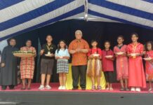 Menutup Kegiatan Jambore Sekami dan Remaja Se-TPW Sorong, ini Harapan Mgr. Hilarion Datus Lega