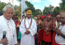 Tahbisan Imam Matias Ateta-Dorisara di Paroki Kristus Terang Dunia Tofoi-Keuskupan Manokwari-Sorong