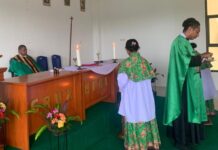 Misa Pembukaan Tahun Akademik 2024/2025 di STPK Santo Benediktus Sorong