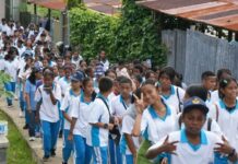 Seribu Peserta Mengikuti Jalan Santai Menyongsong HUT Ke-60 SMP Donbosco Fakfak