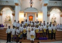 Paroki Santo Yosep Fakfak Merayakan HUT Ke – 87 Ditandai Dengan Pelantikan 23 Pengurus Lingkungan