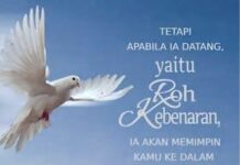 Renungan Harian: “Roh Kebenaran yang Menuntun”