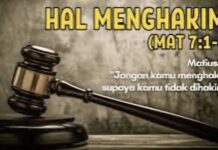 Renungan Harian: Keluarkanlah dahulu balok dari matamu