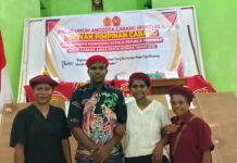 Silfester Mate Terpilih sebagai Nahkoda Perdana PMKRI Cabang Aimas Santa Monika