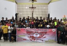 Camping Rohani OMK Salib Suci Paroki St. Yohanes Pemandi Klasaman