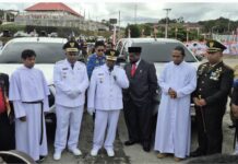 Pemerintah Maybrat Hibahkan Mobil untuk Paroki St. Andreas dan Pra Paroki St. Ambrosius Suswa di Momen HUT RI ke-80