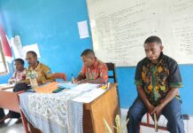 Badan Pengurus Pusat YPPK-KMS Lakukan Kunjungan Kerja ke SD YPPK Santo Benediktus Ases-Fef