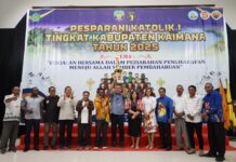 KAIMANA SUKSES GELAR PESPARANI KATOLIK I TINGKAT KABUPATEN: Kebersamaan Umat Terjalin dalam Nada dan Iman