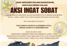 Aksi Ingat Sobat: Bela Rasa Sekami TPW Manokwari Bagi Korban Banjir Sumatera