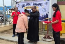 Perkuat Persaudaraan, 48 Orang Muda Katolik TPW Manokwari Mendarat di Sorong untuk Pra-IYD