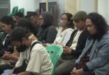 Semangat Militan, 22 Anggota OMK Pra-IYD TPW Bintuni Tiba di Sorong