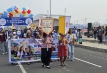 Semarak Pra-IYD 2026: Ratusan OMK Padati Kota Sorong dengan Defile Budaya dan Semangat Kebersamaan