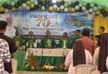 Syukur Ulang Tahun ke-70 Mgr. Hilarion Datus Lega dan Perutusan OMK: Momen Menyalakan Energi Baru untuk Gereja